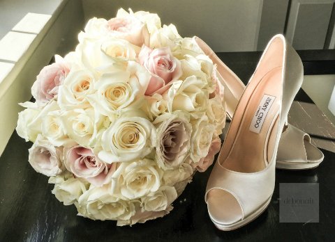 Blush bridal bouquet - Debonair Venue Styling 