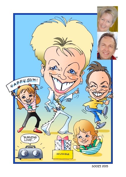 Wedding Guest Books - Caricatures by Soozi-Image 40036