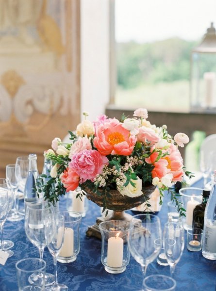 Wedding centerpiece Florence Tuscany - Franci's Flowers Wedding Design