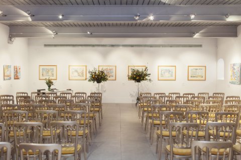 Ceremony in our North Gallery - Dovecot Studios 