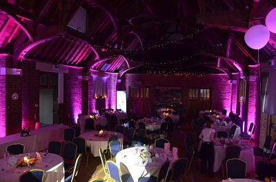 Pink uplighting - Disco Superstars