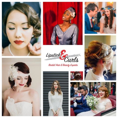 Wedding Hair and Makeup - Lipstick and Curls-Image 40127