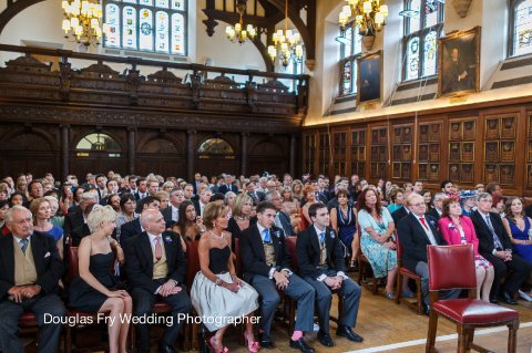 Civil ceremony in the Main Hall - The Honourable Society of Gray's Inn