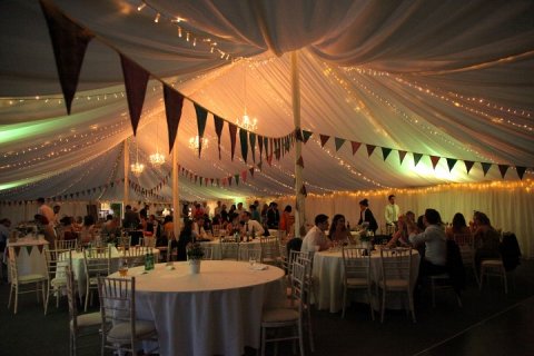 Summer Marquee Inside - London Shenley Club