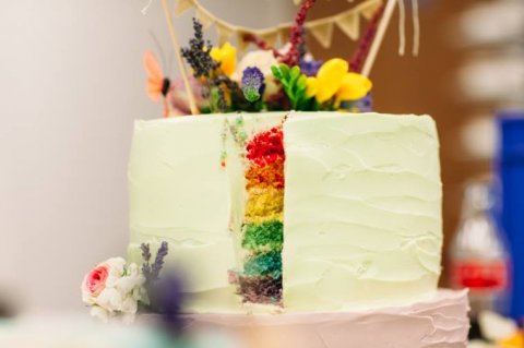 Floral Rainbow - Caroline's Cake Company
