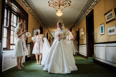 Bride & bridesmaids - Swinton Park Ltd