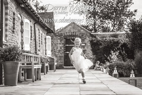Flower Girl Southend Barns - Darren Matthews Wedding Photography
