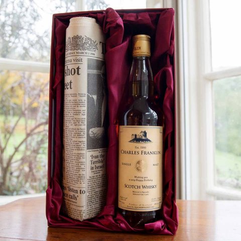Personalised Malt Whisky & Original Times Newspaper Set - £99.99 - The Present Finder