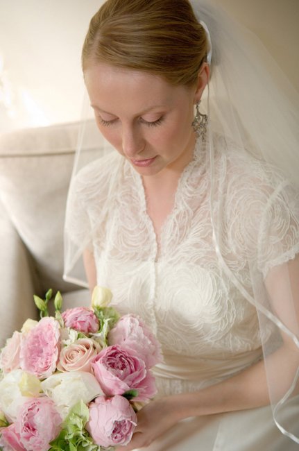 bridal bouquet with peonies - Vanilla Rose
