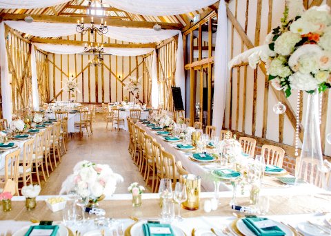 Bruisyard Hall, Wedding Breakfast - Monet Weddings