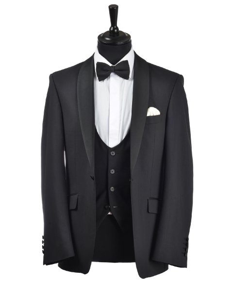 Manhattan Shawl Collar Slim Fit Dinner Suit - Hugh Harris Formal