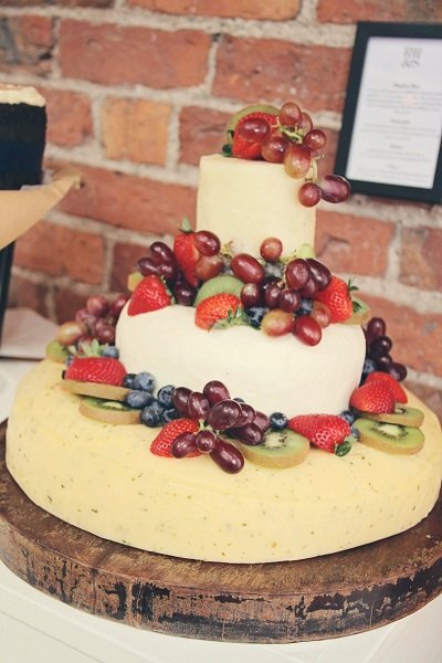 3-tier Wedding Cake £225.00 - Northumberland Cheese Company