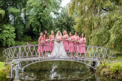Girls on the Preston Court bridge - William Evans Photography