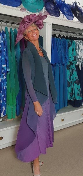 Alquema Dress and Coat - "L" Occasionwear Ayr