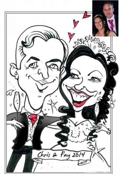 Wedding Guest Books - Caricatures by Soozi-Image 40039