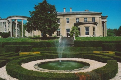 West Front of Whitbourne Hall from the Italian Garden - Whitbourne Hall