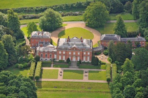 Kelmarsh Hall - Aerial View - Kelmarsh Hall & Gardens 