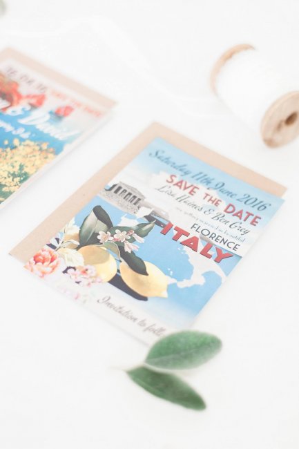 Beautiful travel themed destination wedding stationery - Hip Hip Hooray