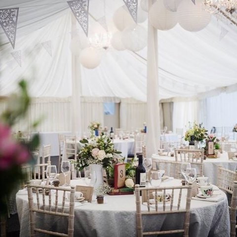 Inside Marquee Example - The Old Vicarage