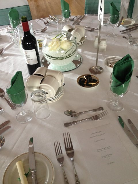 Table setting - The Lomond Hills Hotel & Leisure Centre