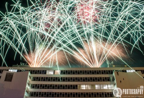 Twin firing positions - Spitfire Pyrotechnics/Fireworks 