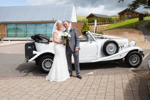 Bride & Father of the Bride at the Vu in Bathgate - Lorraine Bhandari Photography & Videography