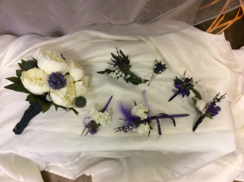 Wedding Bouquets - Silk wedding flowers-Image 13788