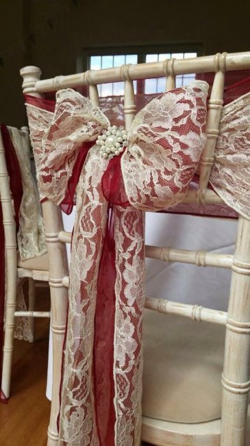 Wedding Chair Covers - Linen & Lace-Image 6110