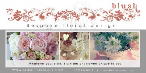 blush floral art vintage wedding flowers - Blush floral art