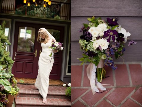 Rustic purple theme - Bottom Of The Garden Flowers