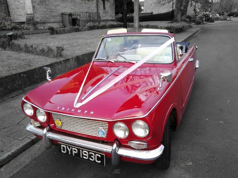 triumph vitesse convertible - Classic Wedding Cars Cheshire