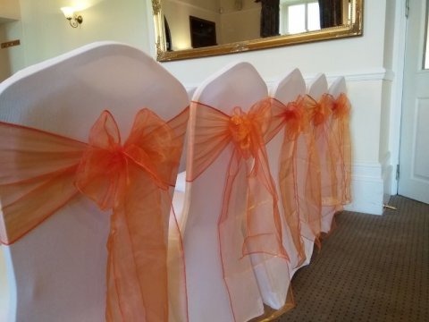 Chair Cover and Sashes - Northants Budget Crockery Hire