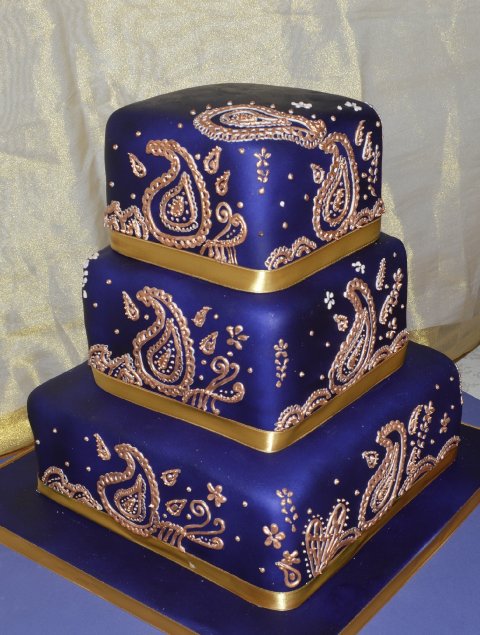 Indian 'cadbury' purple - Beth Lauren Cakes