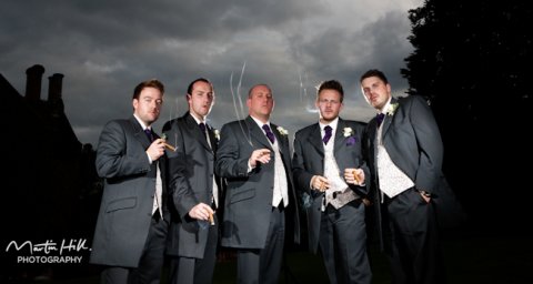 Cigar shot with the lads. - Martin Hill Photography 