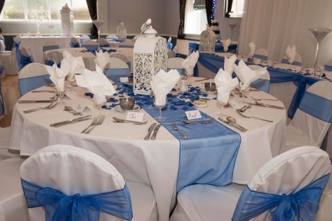 Dining Room in Blue - Welbeck Hall