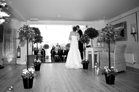Terrace Wedding - The Old Quay House Hotel