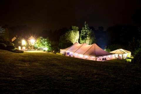 Tradtional Marquee with Catering tent - Carron Marquees Ltd