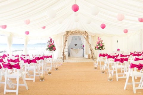 Marquee wedding ceremony - Maidman's Marquees