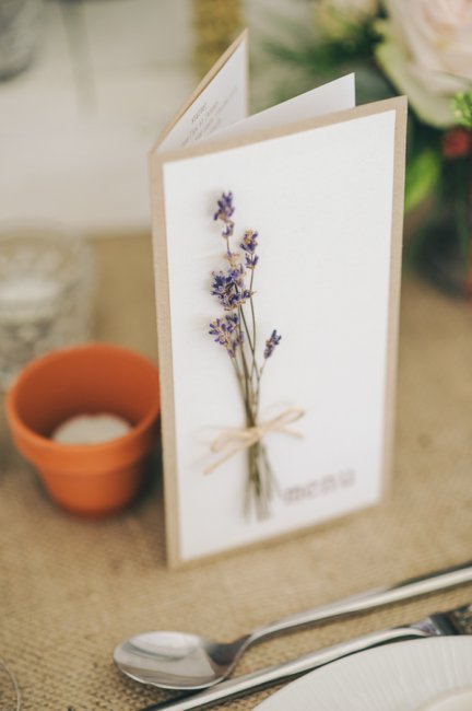 Menu in the Cologne Range - English Rose Stationery