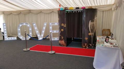 Champagne Booth & LOVE Letters - Emerald Lion Photo Booths Limited