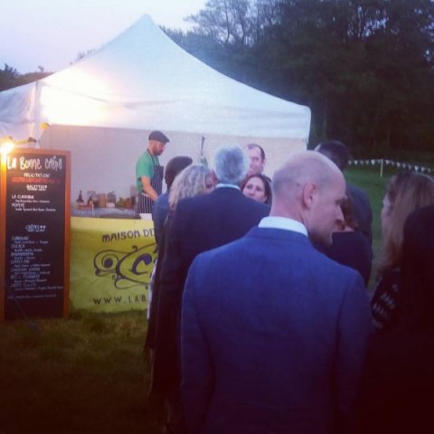 queuing for crepes - La Bonne Crepe