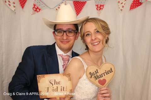 Wedding Photo and Video Booths - Strike A Pose Photo Booth-Image 21830