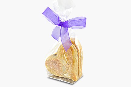 Favour with lilac ribbon - Fabulous Welshcakes 
