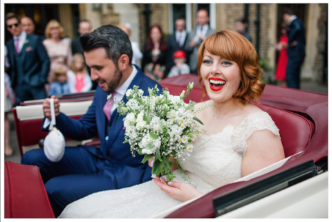 Wedding Hair and Makeup - Lipstick and Curls-Image 43820