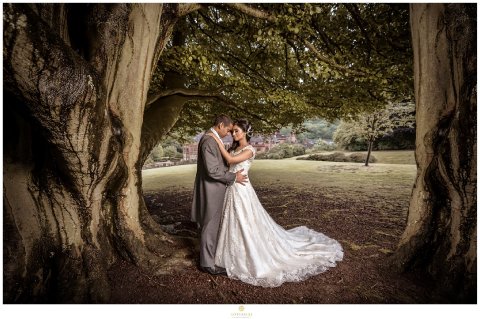 Stunning grounds at Woldingham School Marden Park Surrey for a romantic photo by Ed Pereira Photography - Marden Park Mansion