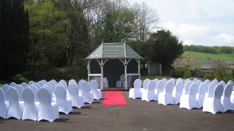 Outside Ceremony - The Falcondale Hotel