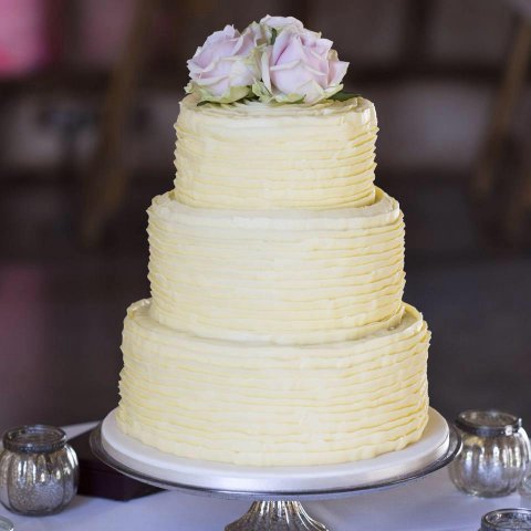 Rustic Buttercream Wedding Cake - Nic's Slice of Heaven