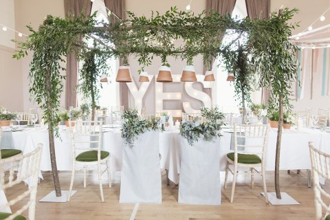 Dinner set up - Three Sisters Bake