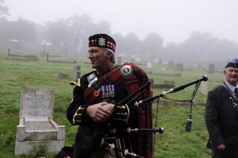 Remembrance Parade - Highland Bagpipes