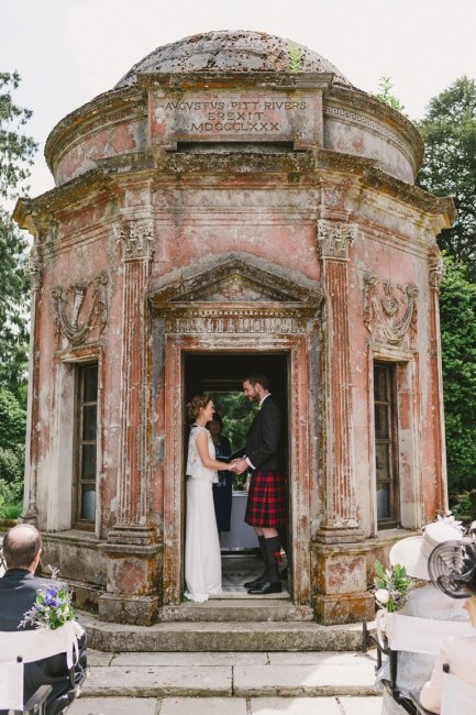 Exchanging Vows - Larmer Tree